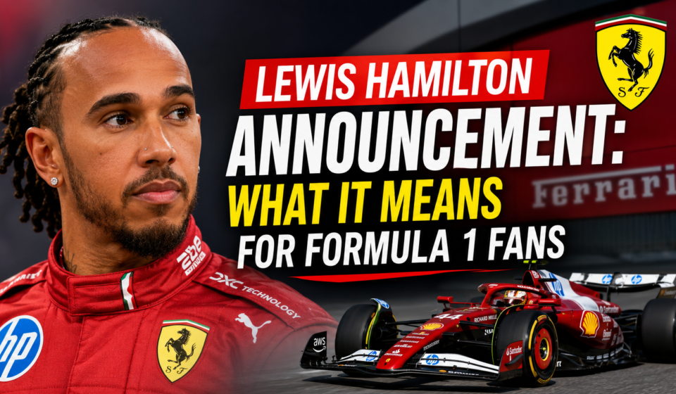 lewis hamilton announcement